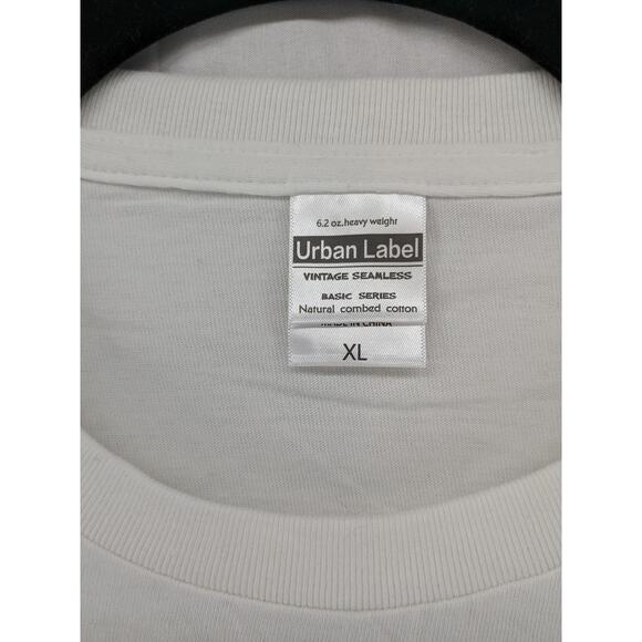 Urban Label Vintage World City Tshirt XL Long Sleeve Seamless Crew Neck‎ Graphic - Picture 4 of 9
